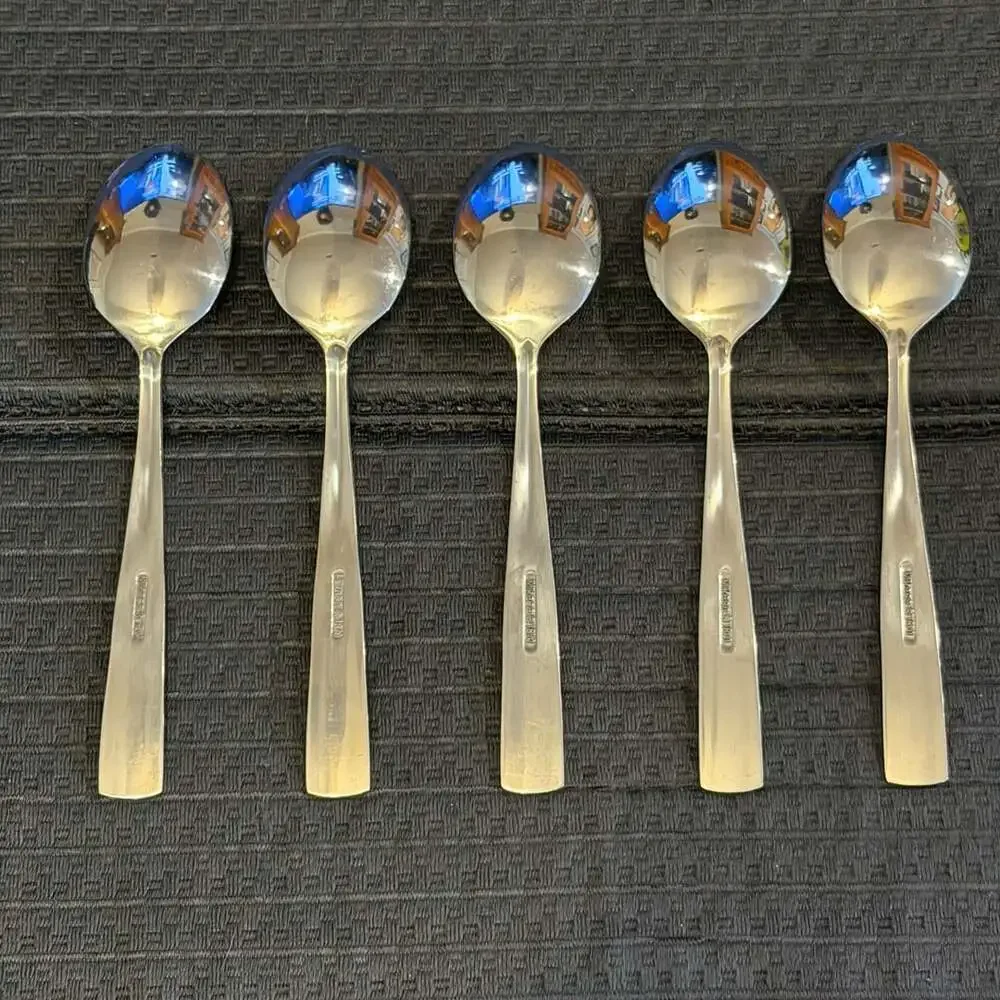 MIS50 (Stainless) by Mikasa Teaspoon Set of 5 18/0 Stainless Steel Flatware